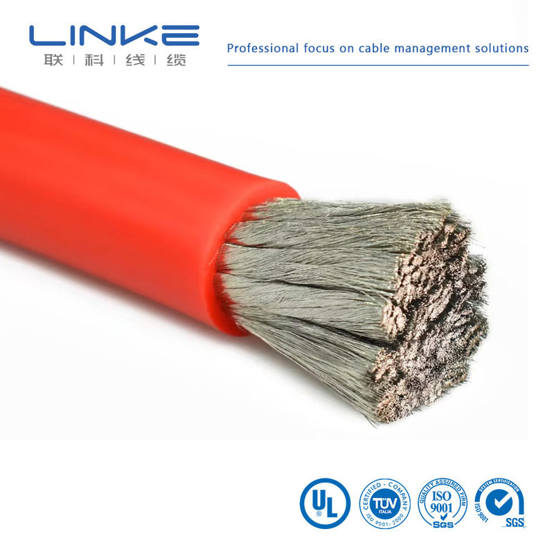 슈퍼 플렉시블 하이 실리콘 와이어 불 retardant 열 저항성 실리콘 와이어 10awg 8awg 6awg 4awg 2awg