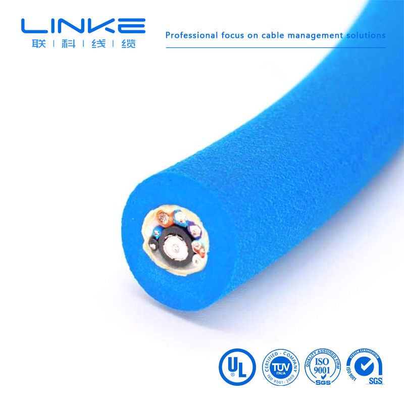 Linke LK-427 플로팅 케이블 2 코어 주석 도금 구리 PUR 폼 300V