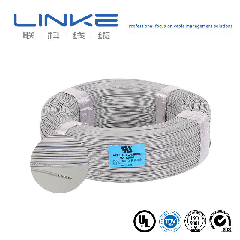 Awm 1185 주석 도금 연선 18AWG 20AWG 단심 차폐선 UL1185 차폐 신호 케이블