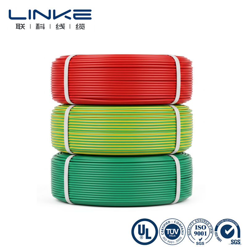 UL1007 전자 연결 유선 300V 용광 구리 선도자 지정 및 사용자 정의 가능한 PVC 껍질