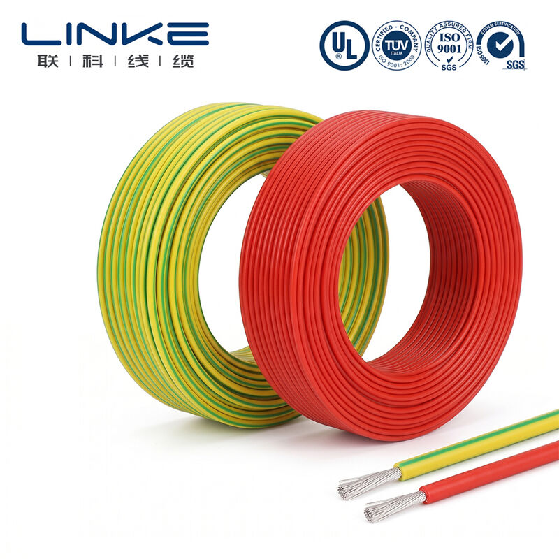 UL1007 전자 연결 유선 300V 용광 구리 선도자 지정 및 사용자 정의 가능한 PVC 껍질