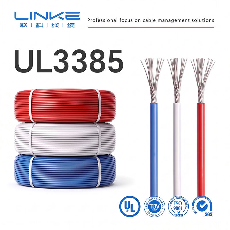 UL 3385 가전 내부 배선을 위한 600V/1000V 전류를 가진 알로겐 없는 유연한 전자 케이블