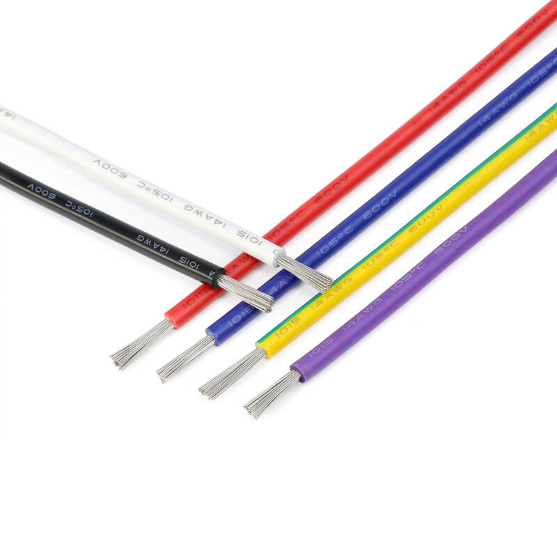 UL1015 6-20 AWG Flexible PVC Tinned Copper Hook-Up Wire, 600V 105°C Electronic Lead Wire